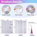 Cat Moon Bookmark Resin Molds with Tassels