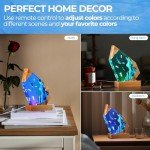 Resin Art Table Lamp - Customizable Ambient Lighting