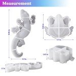 Animal Silicone Molds: Frog & Lizard Shapes