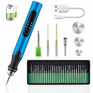 Rechargeable Engraving Pen with 35 Bits