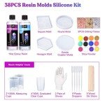 Resin Coaster Molds Kit – 16oz Beginner Set