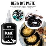 Concentrated Black Resin Pigment Paste, 5oz