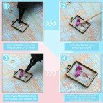 180-Piece Assorted Open Bezels for Resin Art