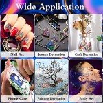 24-Pack Crushed Glass Glitter for Resin Art