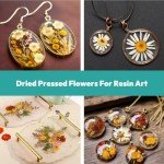 58PCS Dried Pressed Flowers for Resin Art