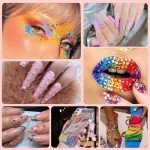 18000 Multicolor Flatback Resin Rhinestones for Crafts