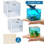 2-Piece Silicone Cube Resin Molds Set