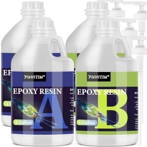 Crystal Clear Epoxy Resin Kit - 4 Gallon