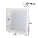 Large Square Silicone Resin Molds for DIY Art