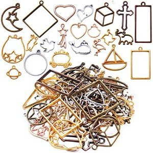 Open Bezel Pendant Molds for DIY Jewelry