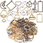 Open Bezel Pendant Molds for DIY Jewelry