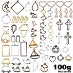 Open Bezel Pendant Molds for DIY Jewelry