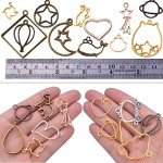 Open Bezel Pendant Molds for DIY Jewelry
