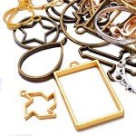 Open Bezel Pendant Molds for DIY Jewelry