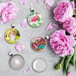 170Pcs Pendant Trays Kit for Resin Art