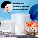 3-Pack Deep Square Silicone Resin Cube Molds