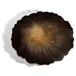 Large Round Geode Resin Tray Mold - 13 inch
