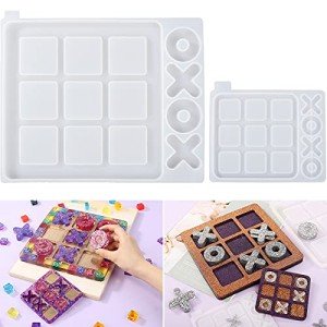 Large Tic Tac Toe Resin Molds for DIY