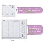 Large Tic Tac Toe Resin Molds for DIY