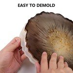 Large Round Geode Resin Tray Mold - 13 inch