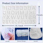 Letter Molds Starter Kit for Resin Art