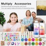 Letter Molds Starter Kit for Resin Art