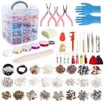 1960-Piece Resin Jewelry Making Kit for Adults