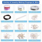 1960-Piece Resin Jewelry Making Kit for Adults