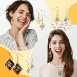 172 pcs Gold Open Bezels for Resin Jewelry