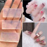 3D Bat & Dragonfly Nail Art Molds Set