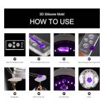 3D Bat & Dragonfly Nail Art Molds Set