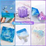 12-Piece Silicone Resin Molds Kit for Art