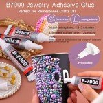 80g Pink Purple Flatback Pearls & Rhinestones Set