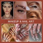 80g Pink Purple Flatback Pearls & Rhinestones Set