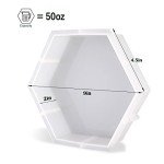 Large Hexagon Silicone Molds for Resin Art