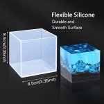 Large Square Silicone Resin Mold for DIY Art