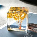 Large Square Silicone Resin Mold for DIY Art