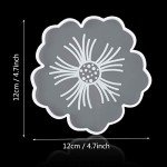 Flower Silicone Coaster Molds for Resin Art