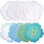 Flower Silicone Coaster Molds for Resin Art