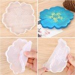 Flower Silicone Coaster Molds for Resin Art