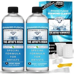 Crystal Clear Epoxy Resin Kit for Art Projects