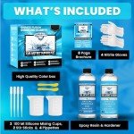 Crystal Clear Epoxy Resin Kit for Art Projects