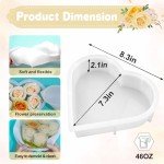 Silicone Resin Molds for Flower Bookends Art