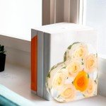 Silicone Resin Molds for Flower Bookends Art