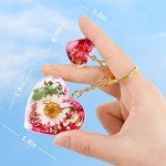 182Pcs Silicone Keychain Resin Molds Kit