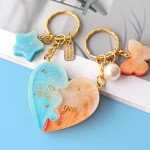 182Pcs Silicone Keychain Resin Molds Kit