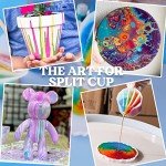 Silicone Split Cups for Resin Mixing - 4 Pack