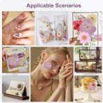 104 Pcs Dried Flowers for Resin Art Projects