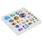 Resin Jewelry Mold Kit with 30 Pcs Trays