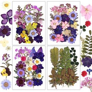 100Pcs Dried Pressed Flowers for Resin Art